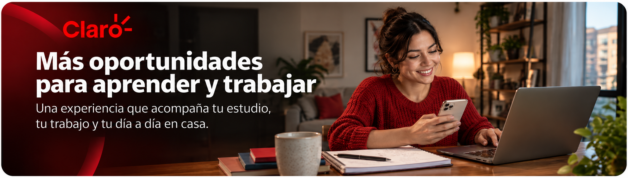Campaña Claro para aprender y trabajar